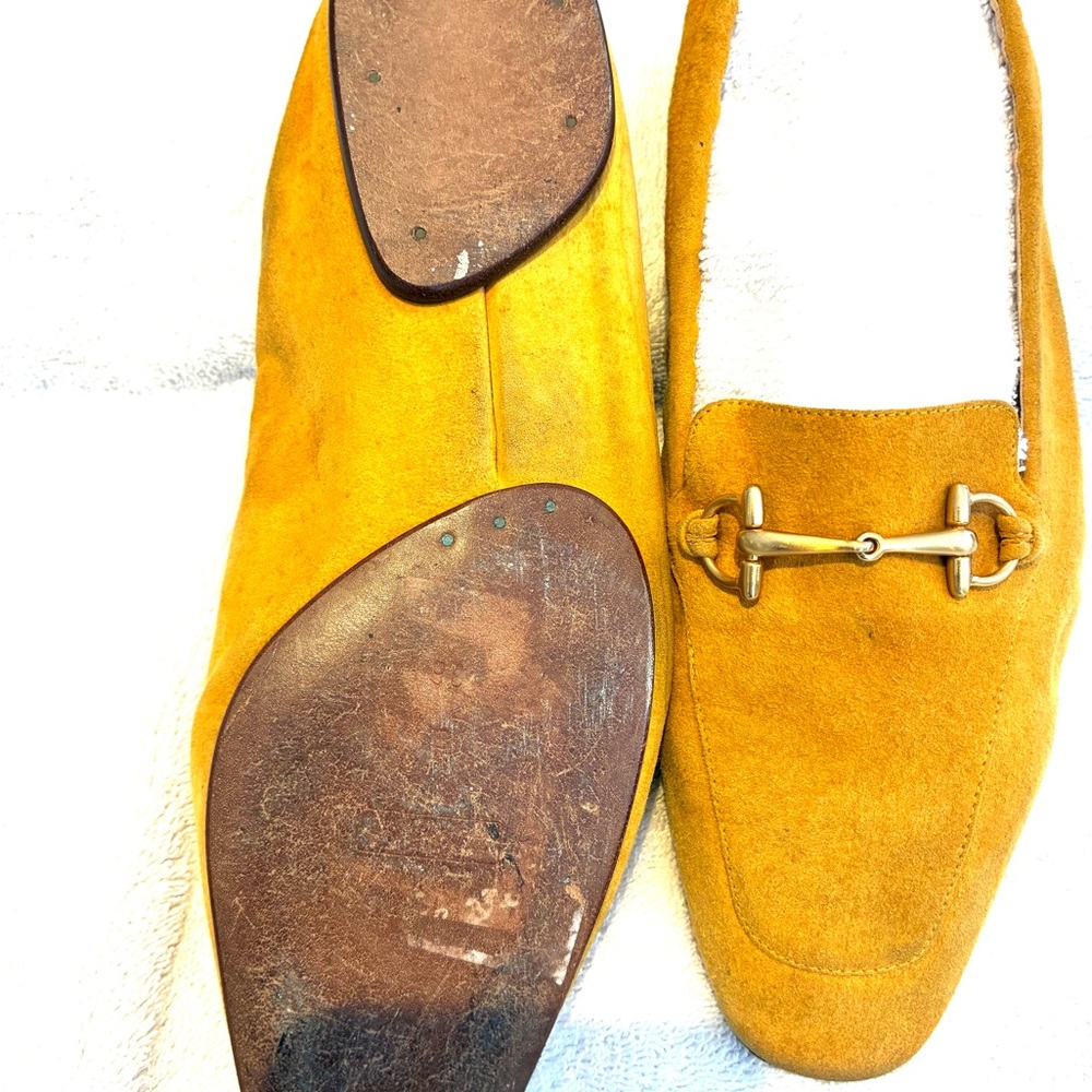 Gucci Suede Loafers with iconic Gucci Horsebit sz 7 - Picture 7 of 8